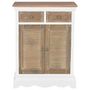 Voir la diapositive 2 : VIDAXL Buffet Blanc 60x30x80 cm Bois massif