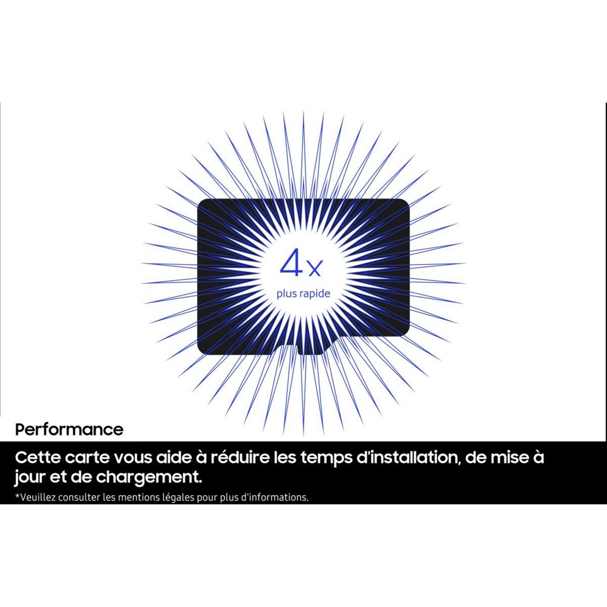 Voir la diapositive 5 : Samsung Carte micro sd 256go p9 express classe u3 v30 a1