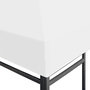 Voir la diapositive 4 : VIDAXL Toile de toit de belvedere 270 g/m^2 3x3 m Blanc