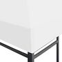 Voir la diapositive 4 : VIDAXL Toile de toit de belvedere 270 g/m^2 3x3 m Blanc