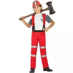 ATOSA Déguisement Sapeur-Pompier - Enfant - 5/6 ans (110 à 116 cm)