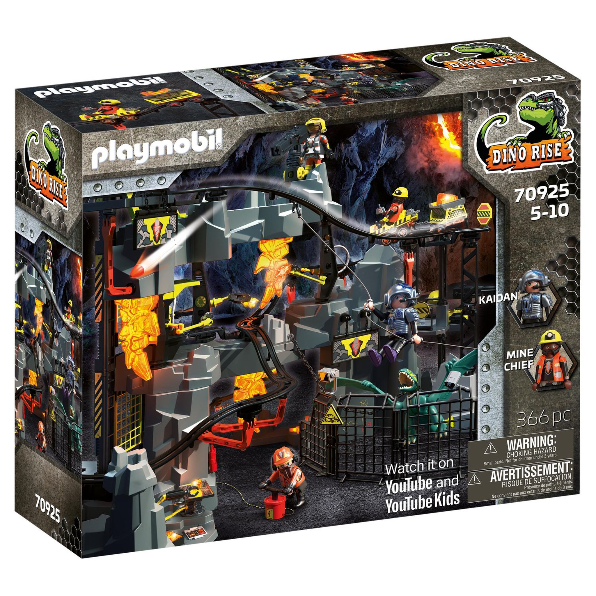 Voir la diapositive 2 : PLAYMOBIL 70925 Dino Mine