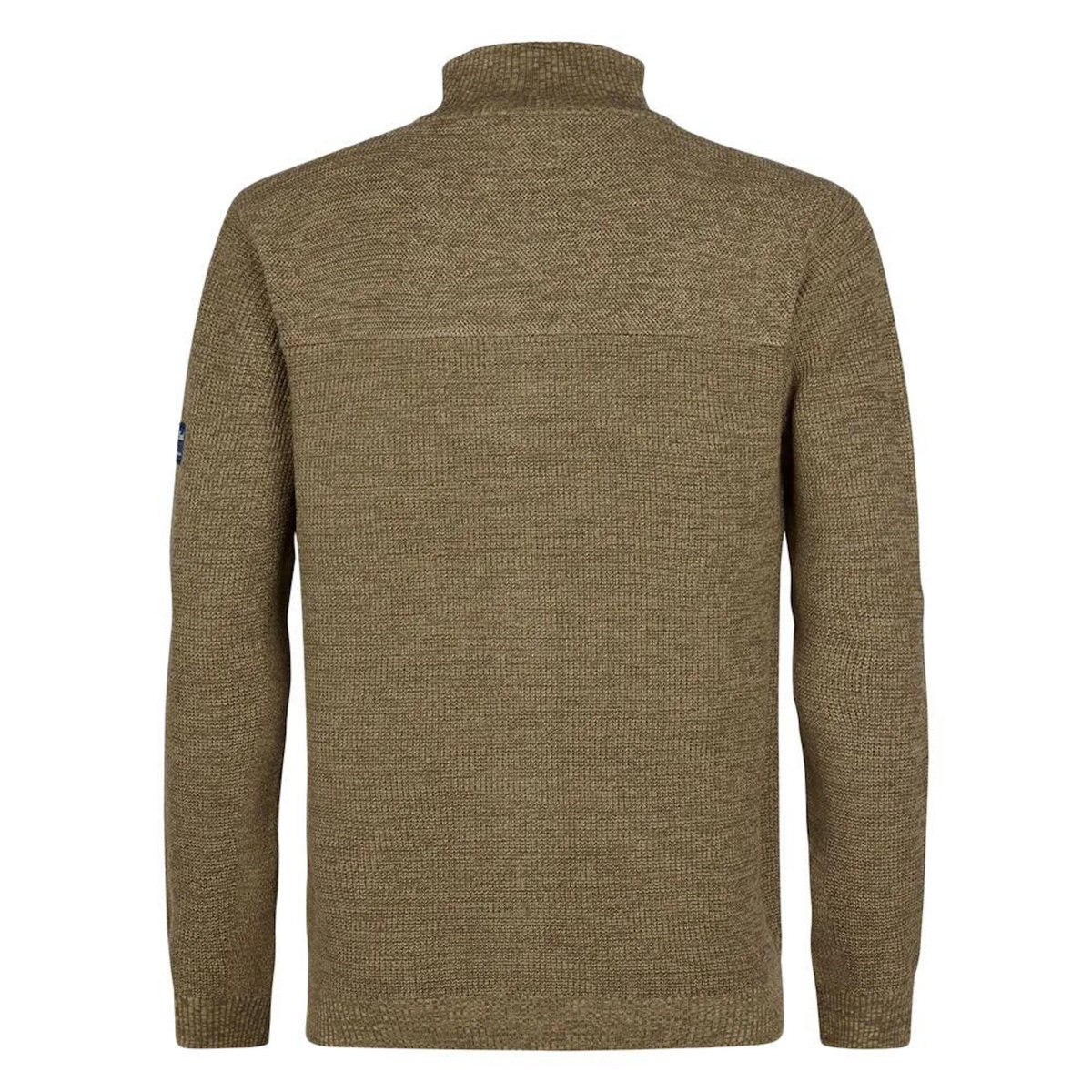 Petrol Industries Sweat Zippé Beige Homme Petrol Industries Collar