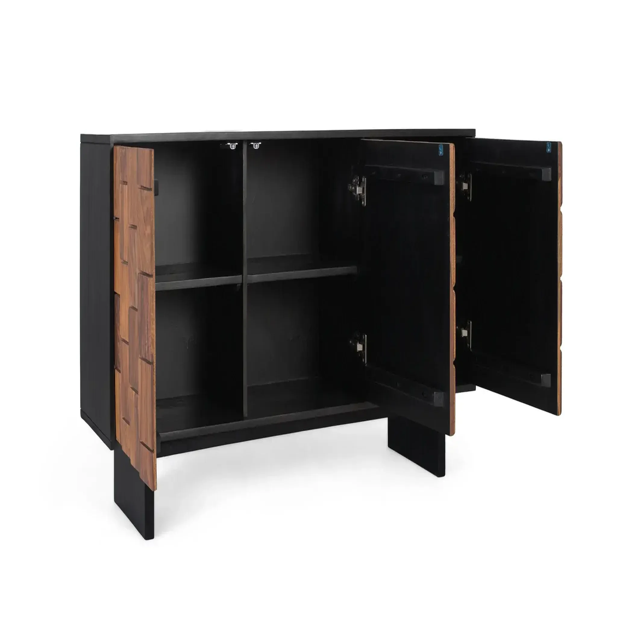Voir la diapositive 3 : GINER Y COLOMER SL Buffet en bois de manguier 160cm style rustique ethnique moderne