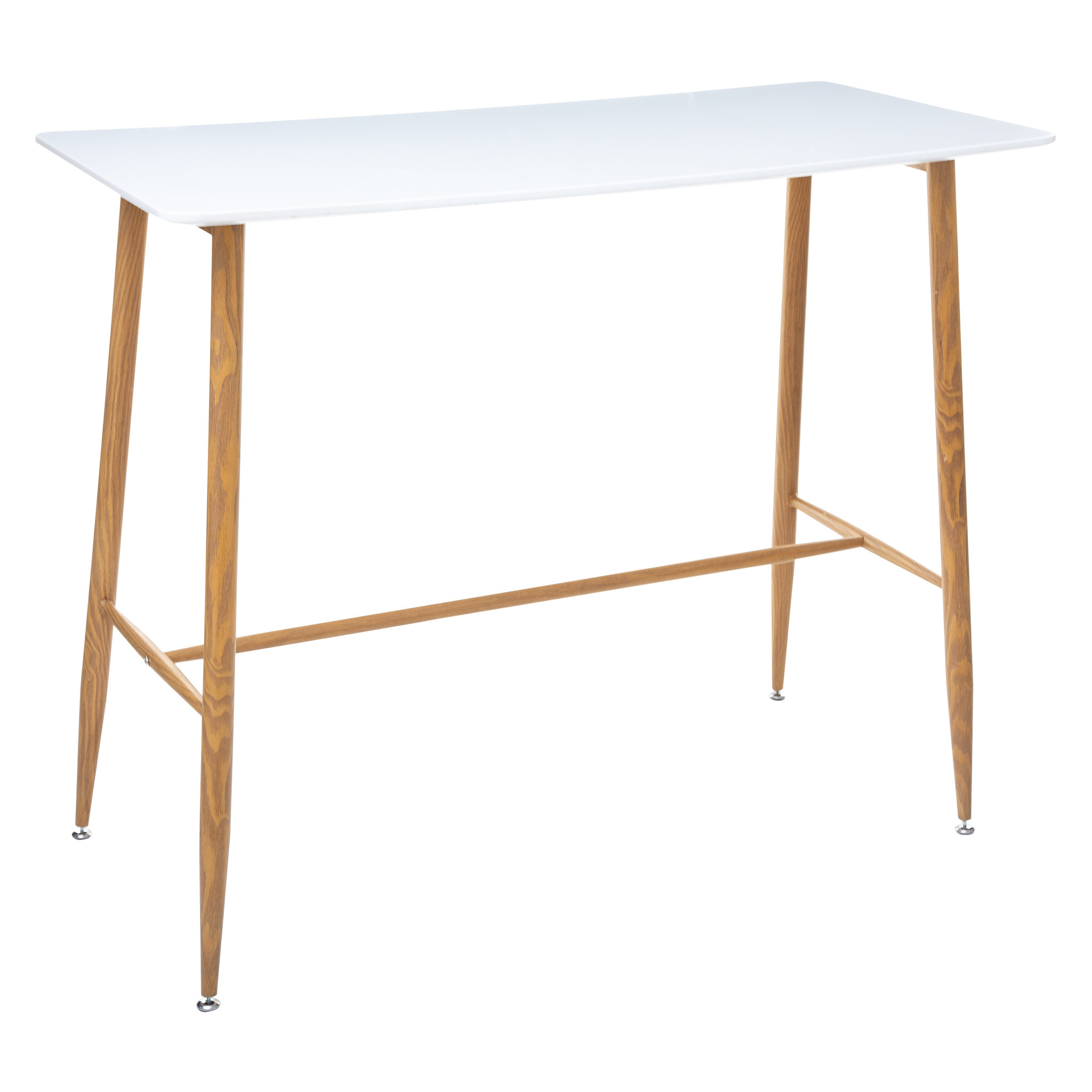 ATMOSPHERA Table de bar haute pieds métal L120cm CAROLINE