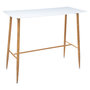 Voir la diapositive 1 : ATMOSPHERA Table de bar haute pieds métal L120cm CAROLINE