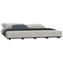 Voir la diapositive 3 : VIDAXL Cadre de lit sans matelas noir 160x200 cm bois massif de pin