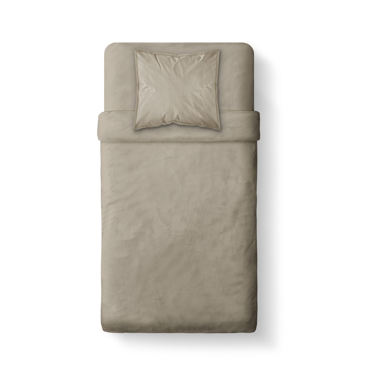TODAY Housse de couette unie coton 57 fils
