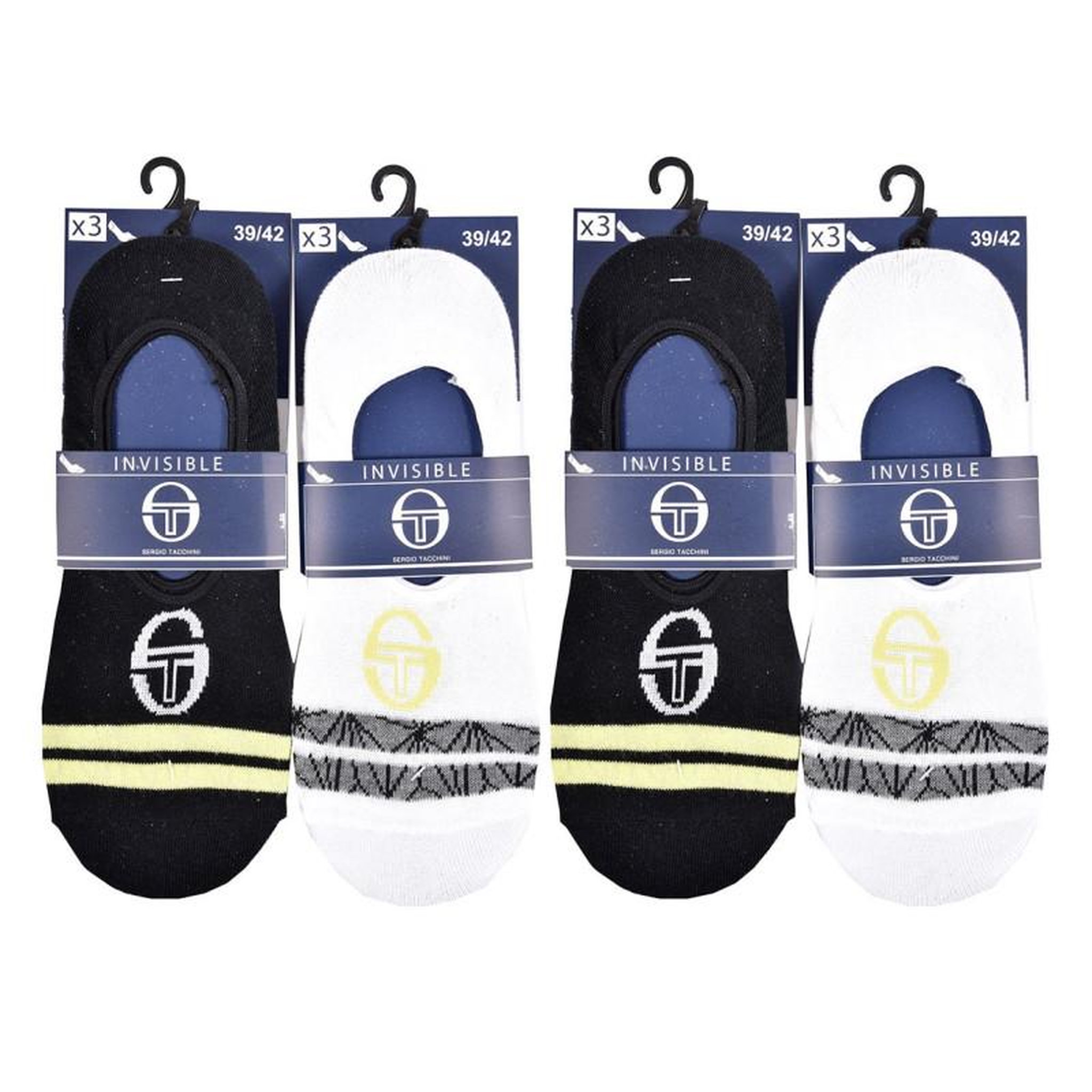 Voir la diapositive 3 : SERGIO TACCHINI Chaussettes Homme FOOTIES SERGIO TACCHINI