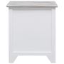 Voir la diapositive 4 : VIDAXL Table de chevet Blanc 38x28x45 cm Bois de Paulownia