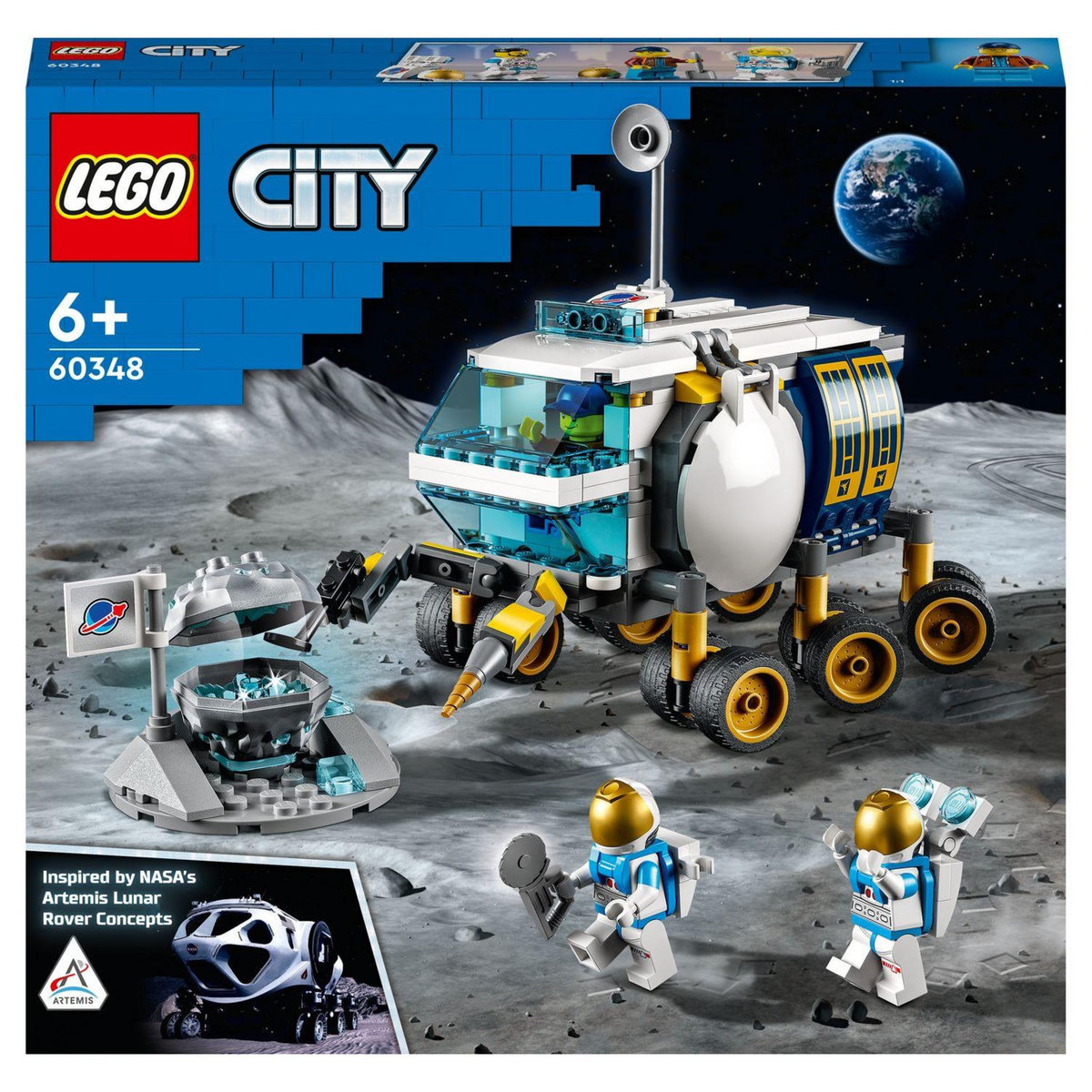 LEGO City 60348 - Le Véhicule d'Exploration Lunaire