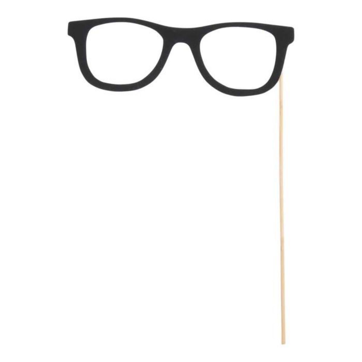 Paris Prix Lot de 12 Accessoires pour Photobooth  Pic  Noir