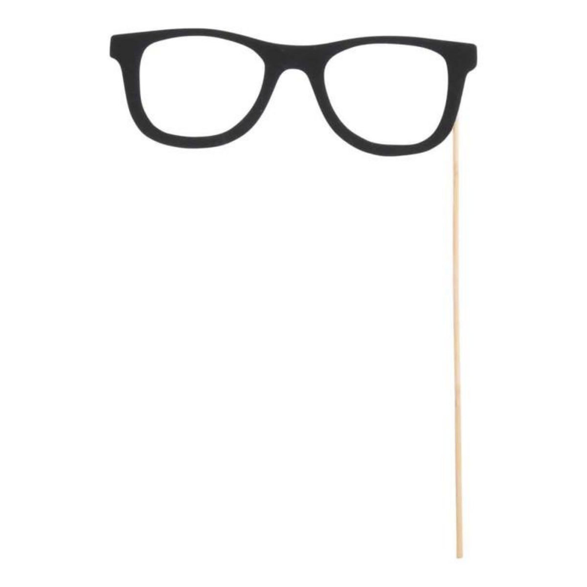 Paris Prix Lot de 12 Accessoires pour Photobooth  Pic  Noir