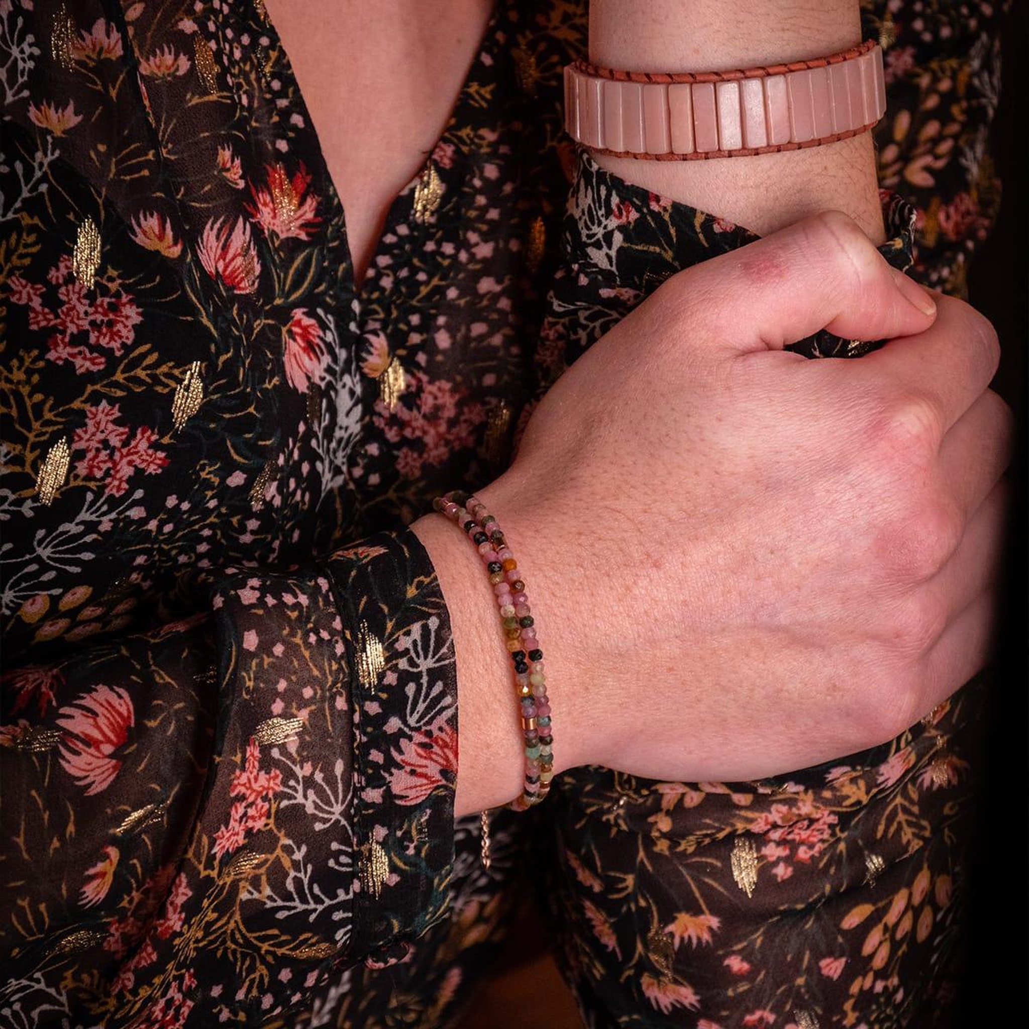 Voir la diapositive 3 : SLOYA Bracelet Lumia en pierres Tourmaline