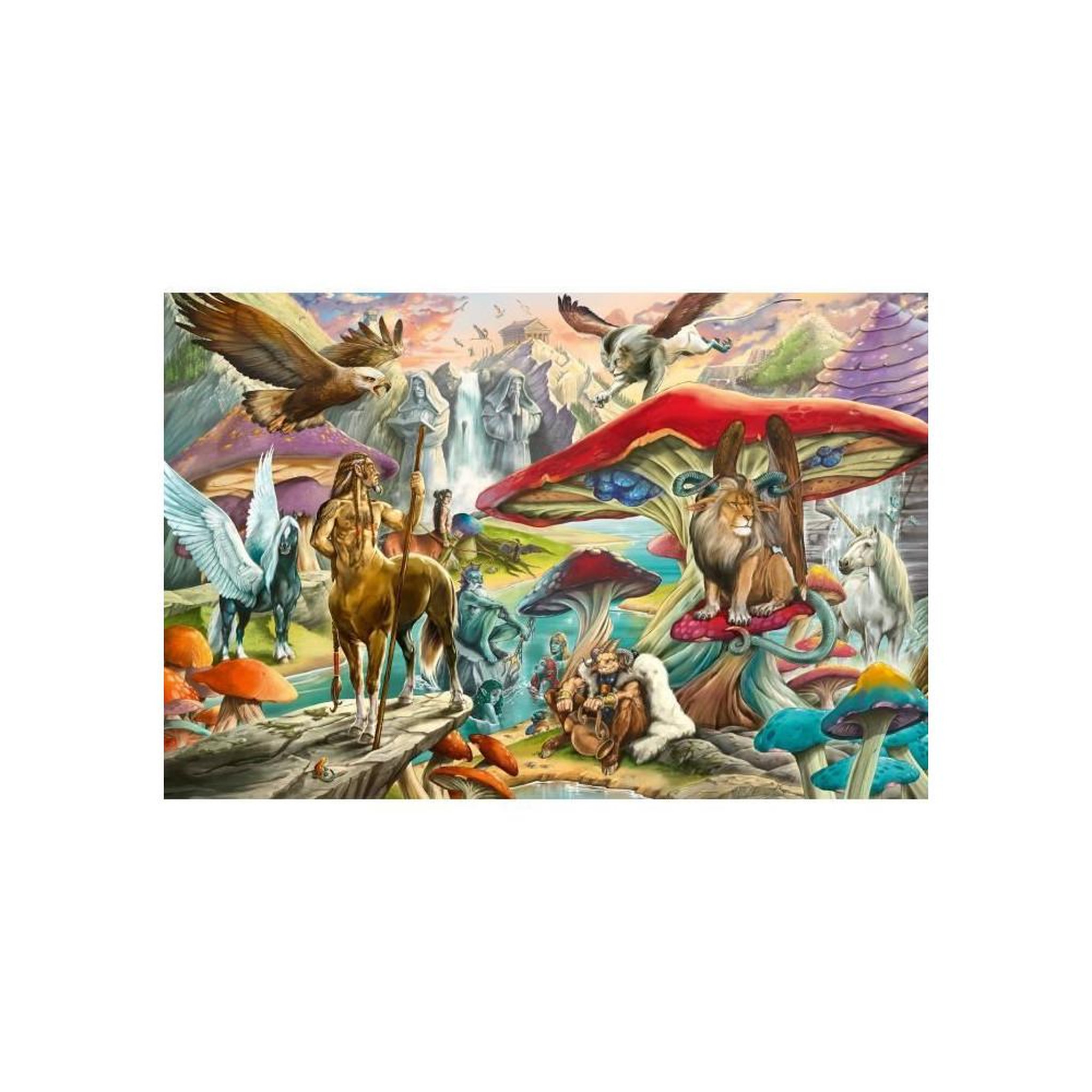 Voir la diapositive 3 : RAVENSBURGER Puzzle 5000 pièces Les Secrets de la Forêt – Adulte – Haute qualité
