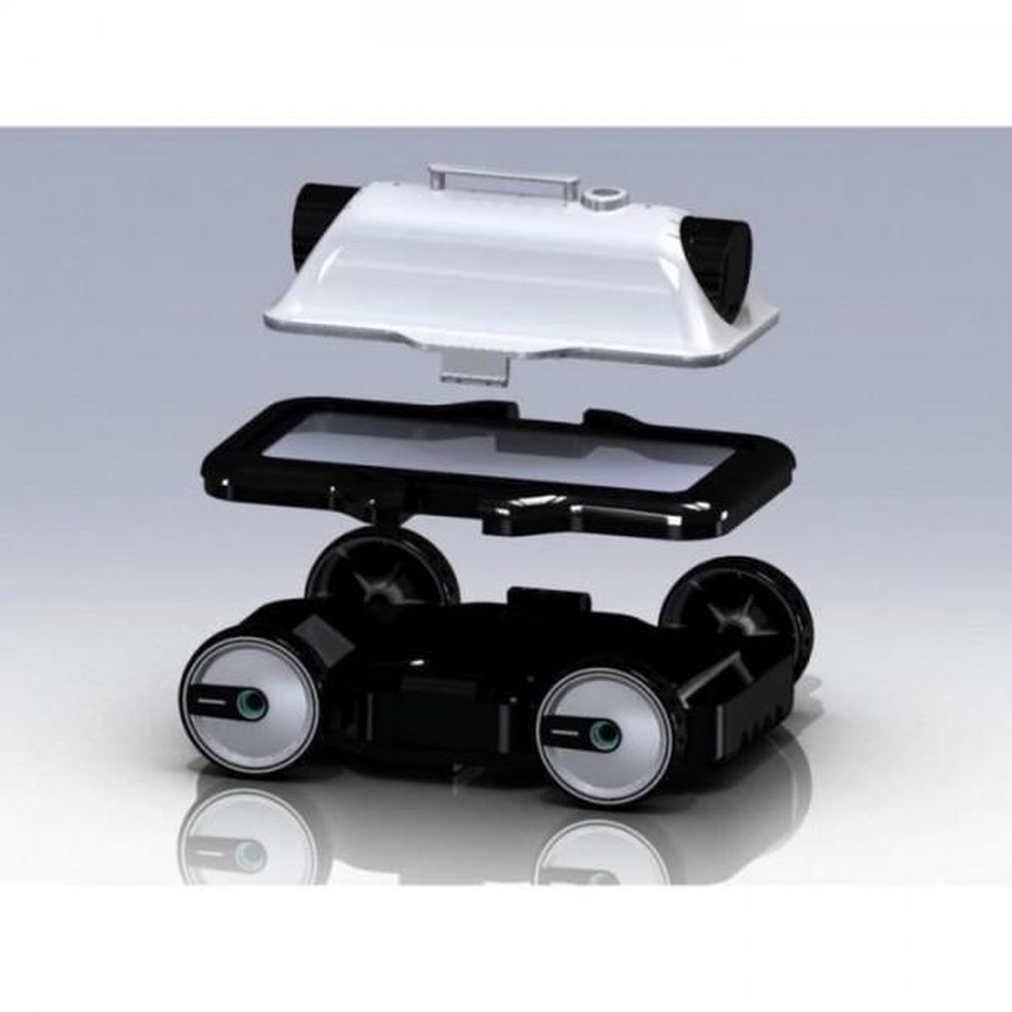 Voir la diapositive 3 : BESTWAY Robot piscine - Bestway - Mia - Autonome - Blanc