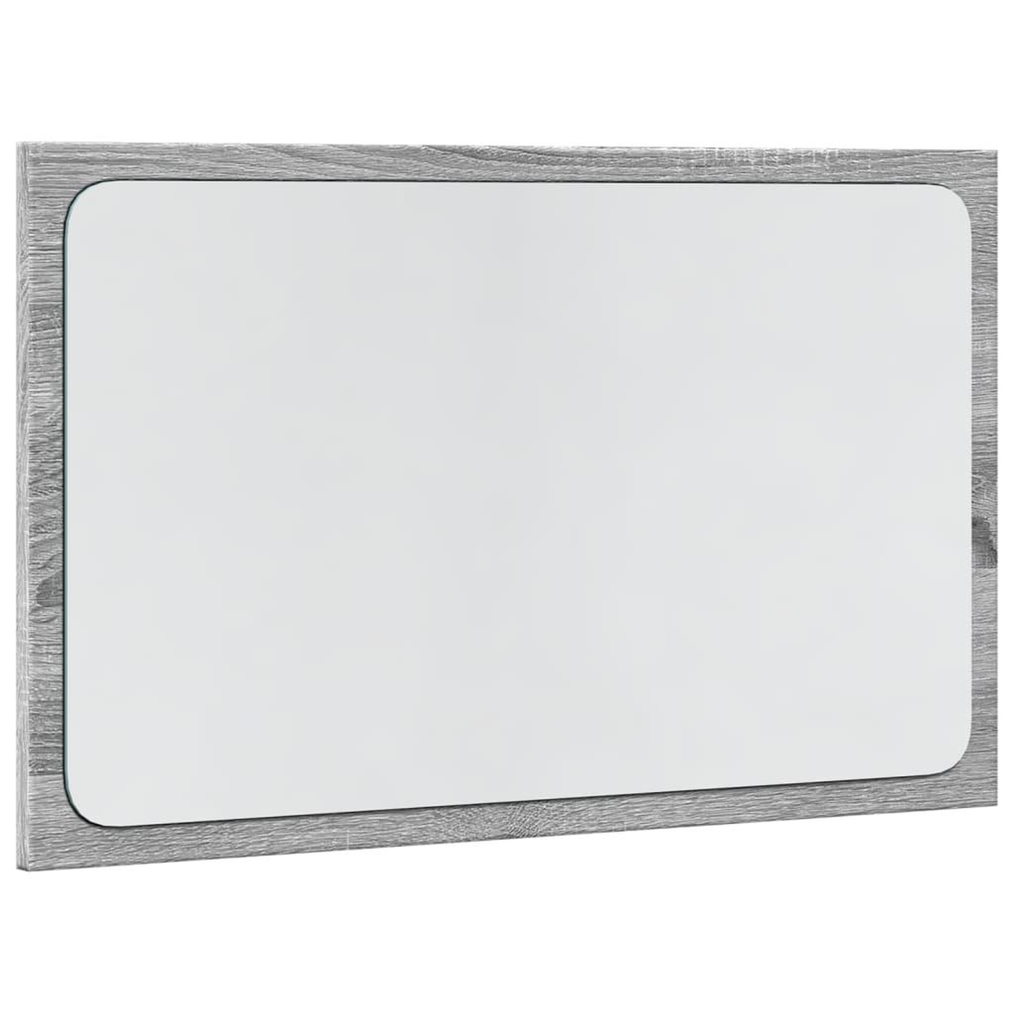Voir la diapositive 3 : VIDAXL Miroir de salle de bain a LED sonoma gris bois d'ingenierie