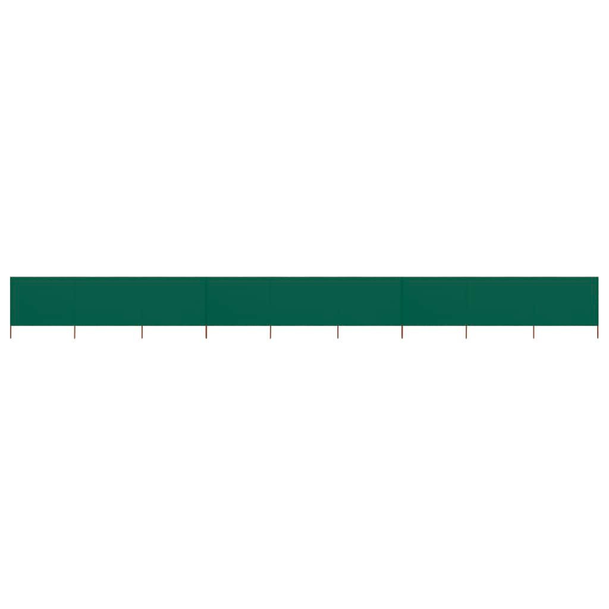 Voir la diapositive 1 : VIDAXL Paravent 9 panneaux Tissu 1200 x 160 cm Vert