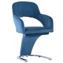 VIDAXL 3056589 Dining Chairs 6 pcs Blue Velvet (3x287775)