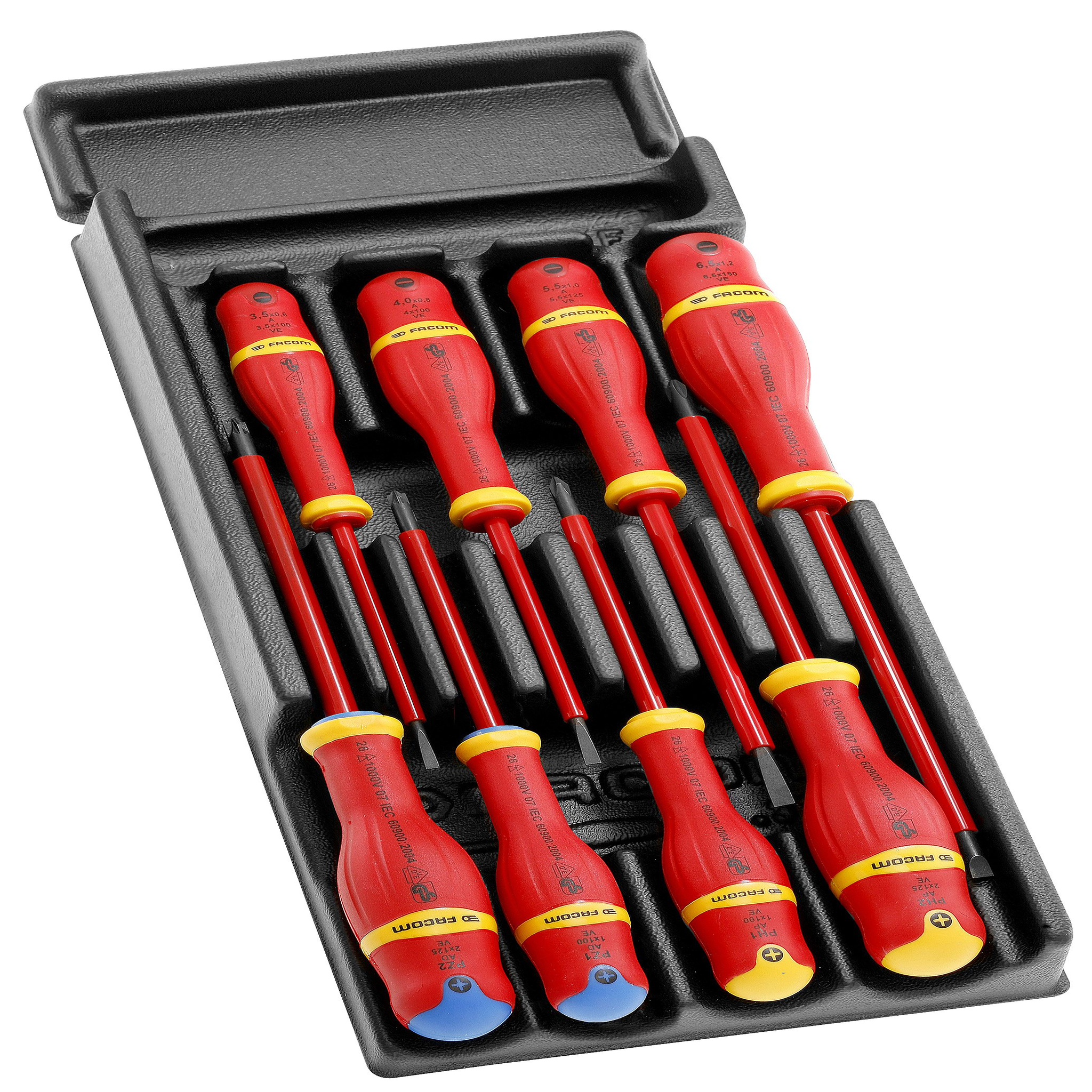FACOM Module 8 tournevis protwist isolés 1000v