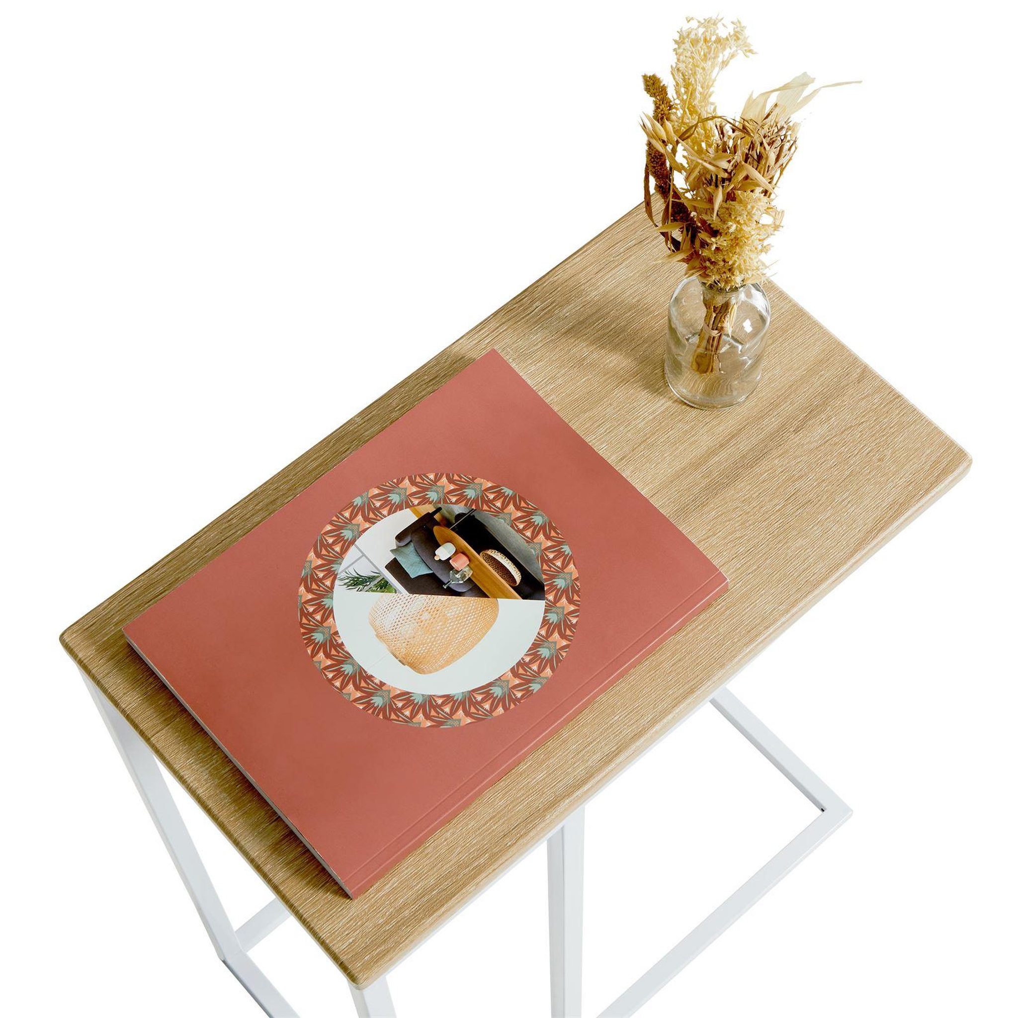 Voir la diapositive 4 : IDIMEX Table d'appoint rectangulaire DEBORA