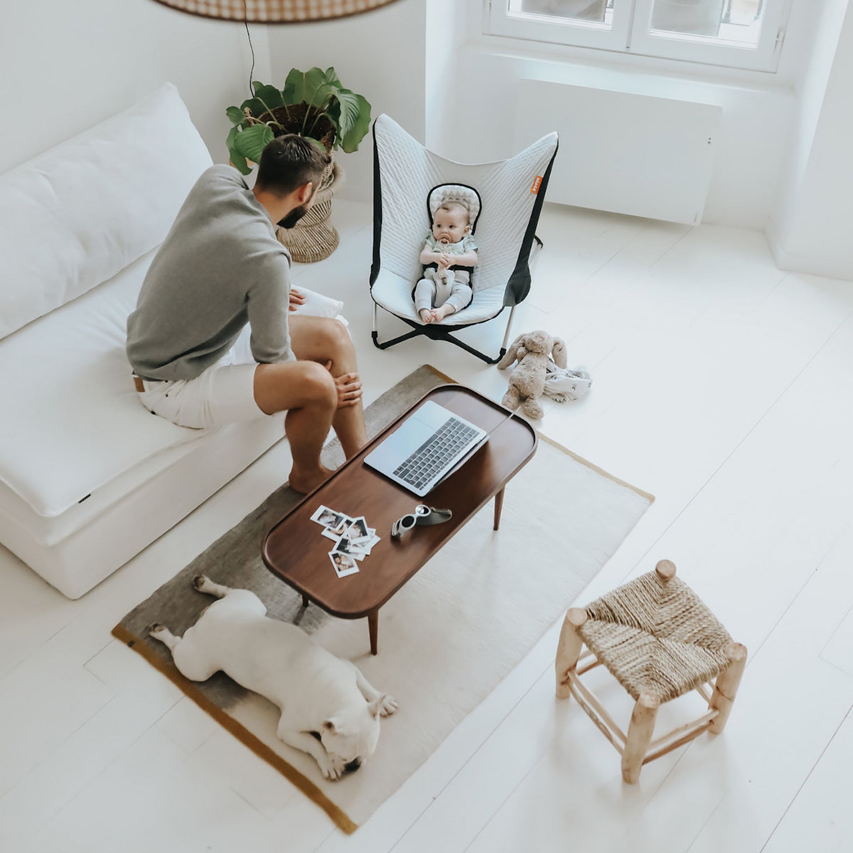 BEABA Transat compact évolutif II - Heather grey