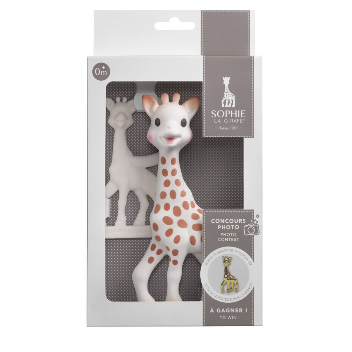 Vulli - peluche sophie la girafe 20 cm avec boite À musique