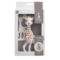Doudou Plat carré Sophie la Girafe attache tétine VULLI lot de 2 - 7231
