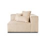 Voir la diapositive 5 : LISA DESIGN Colombine - module d'assise droit - en velours côtelé grosses côtes