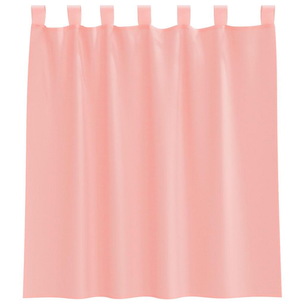 VIDAXL Rideaux en voile avec passe-tringles 2 pcs rose