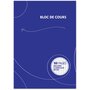 POUCE Bloc notes perforé 4 trous 21x29,7cm 100 pages grands carreaux Seyes bleu