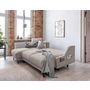 Voir la diapositive 2 : BEST MOBILIER Royal - canapé d'angle gauche - 4 places - convertible avec coffre - en velours