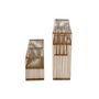 Voir la diapositive 4 : Paris Prix Lot de 2 Consoles en Bois  Teck  130cm Naturel