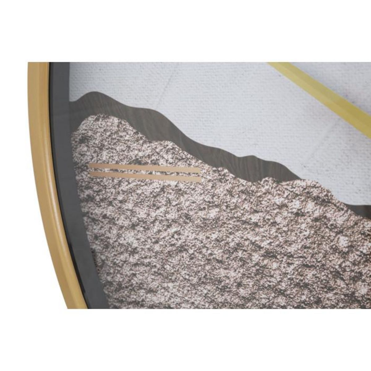 Paris Prix Horloge Murale en Verre  Art Mix  60cm Multicolore