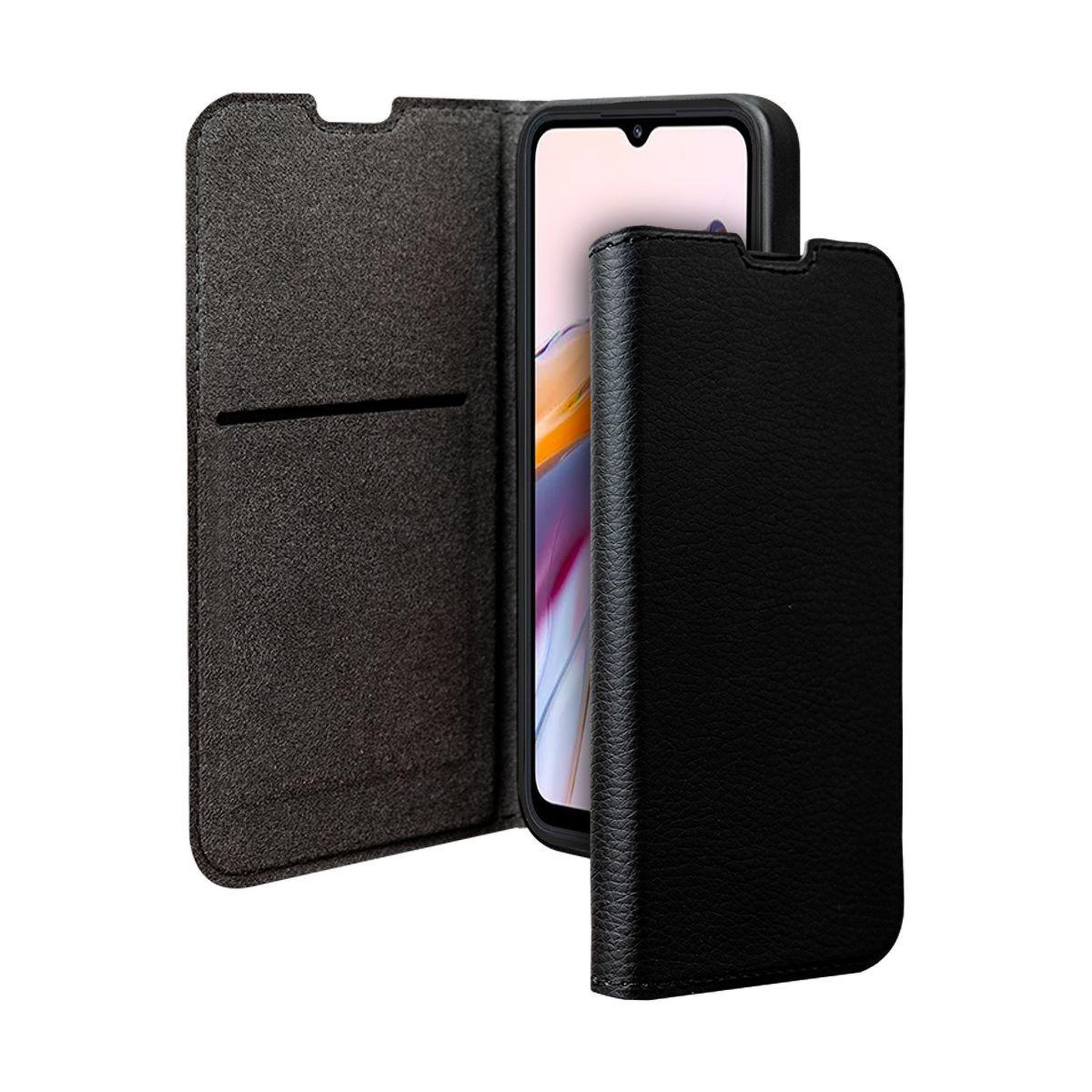 Bigben Connected Etui Xiaomi Redmi 12C Wallet noir