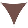 Voir la diapositive 2 : VIDAXL Voile de parasol tissu oxford triangulaire 6x6x6 m marron