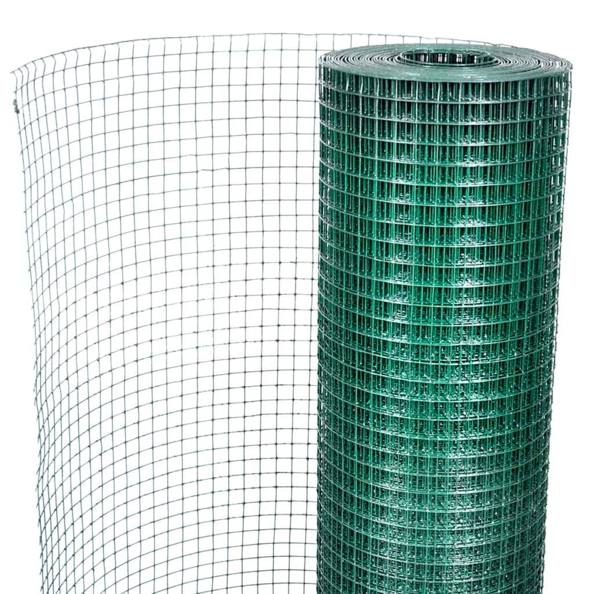 Voir la diapositive 4 : VIDAXL Grillage Acier galvanise et revetement en PVC 25 x 1 m Vert