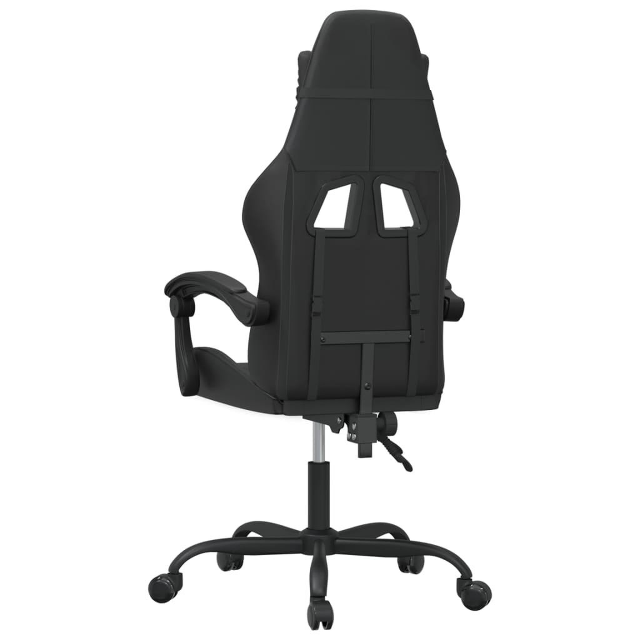 Voir la diapositive 5 : VIDAXL Chaise de jeu pivotante Noir Similicuir
