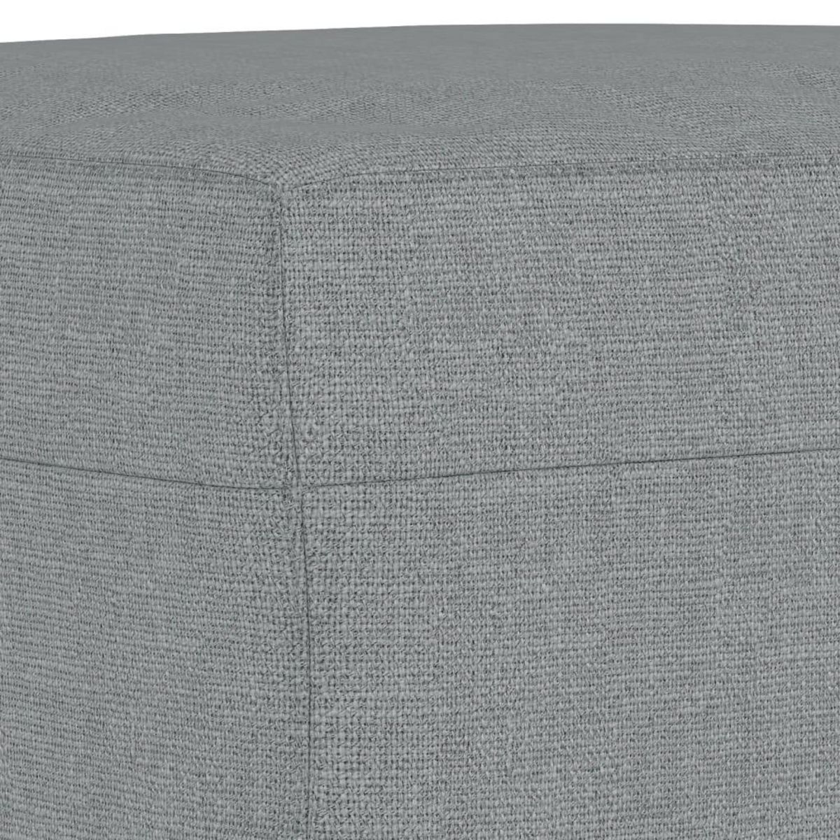 VIDAXL Repose-pied Gris clair 60x50x41 cm Tissu