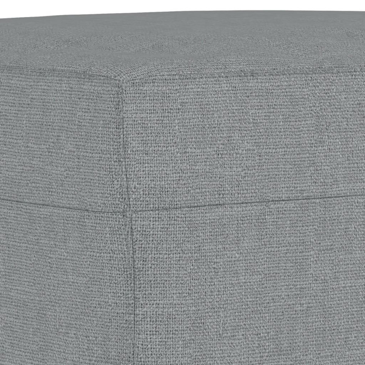 VIDAXL Repose-pied Gris clair 60x50x41 cm Tissu