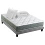 Voir la diapositive 1 : IDLITERIE Ensemble matelas Ressort 7 zones HYGGE + Sommier + couette + oreillers Fabriqué en France