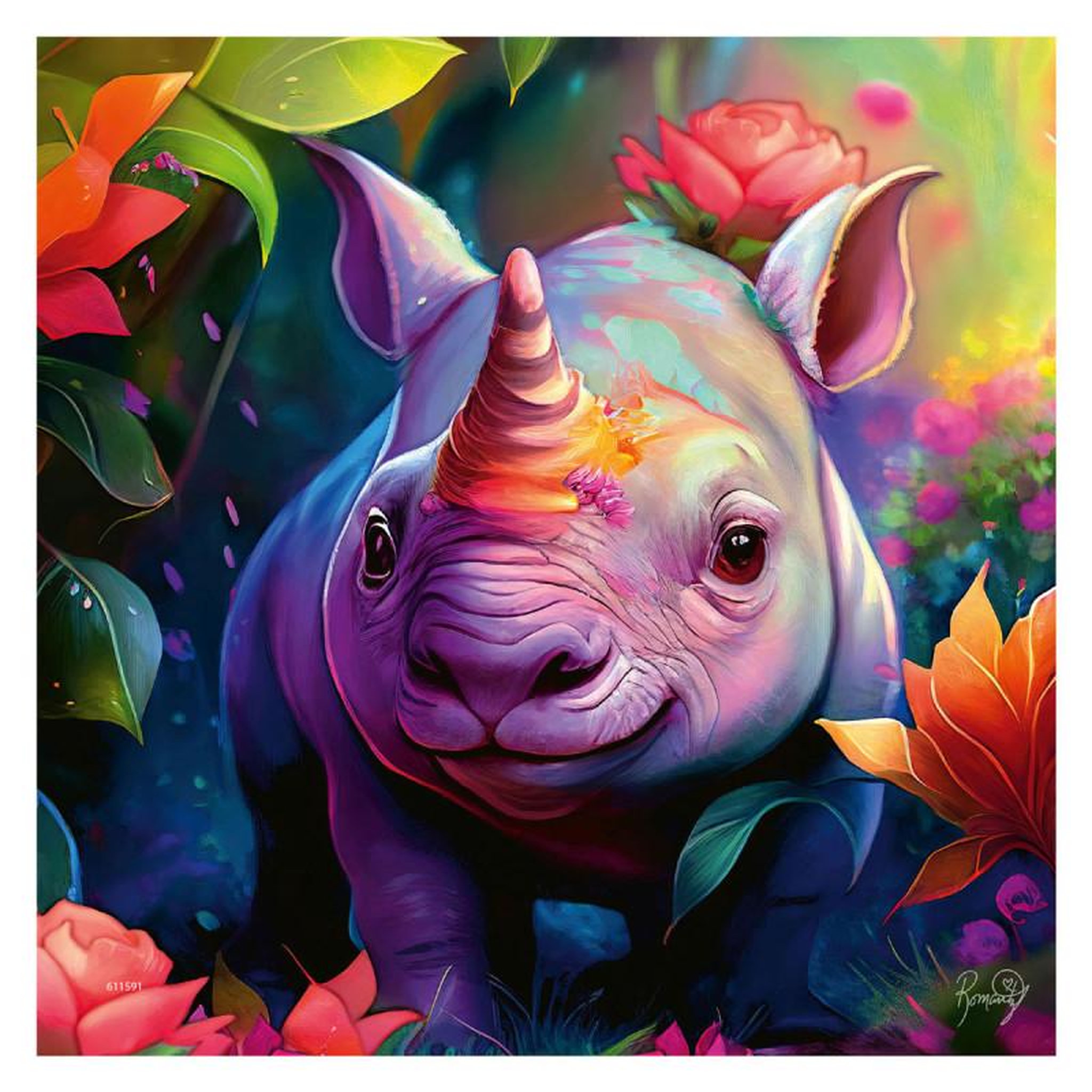Voir la diapositive 3 : RAVENSBURGER Ravensburger - Jigsaw puzzle Jungle Babies, 3x49pcs. 057351