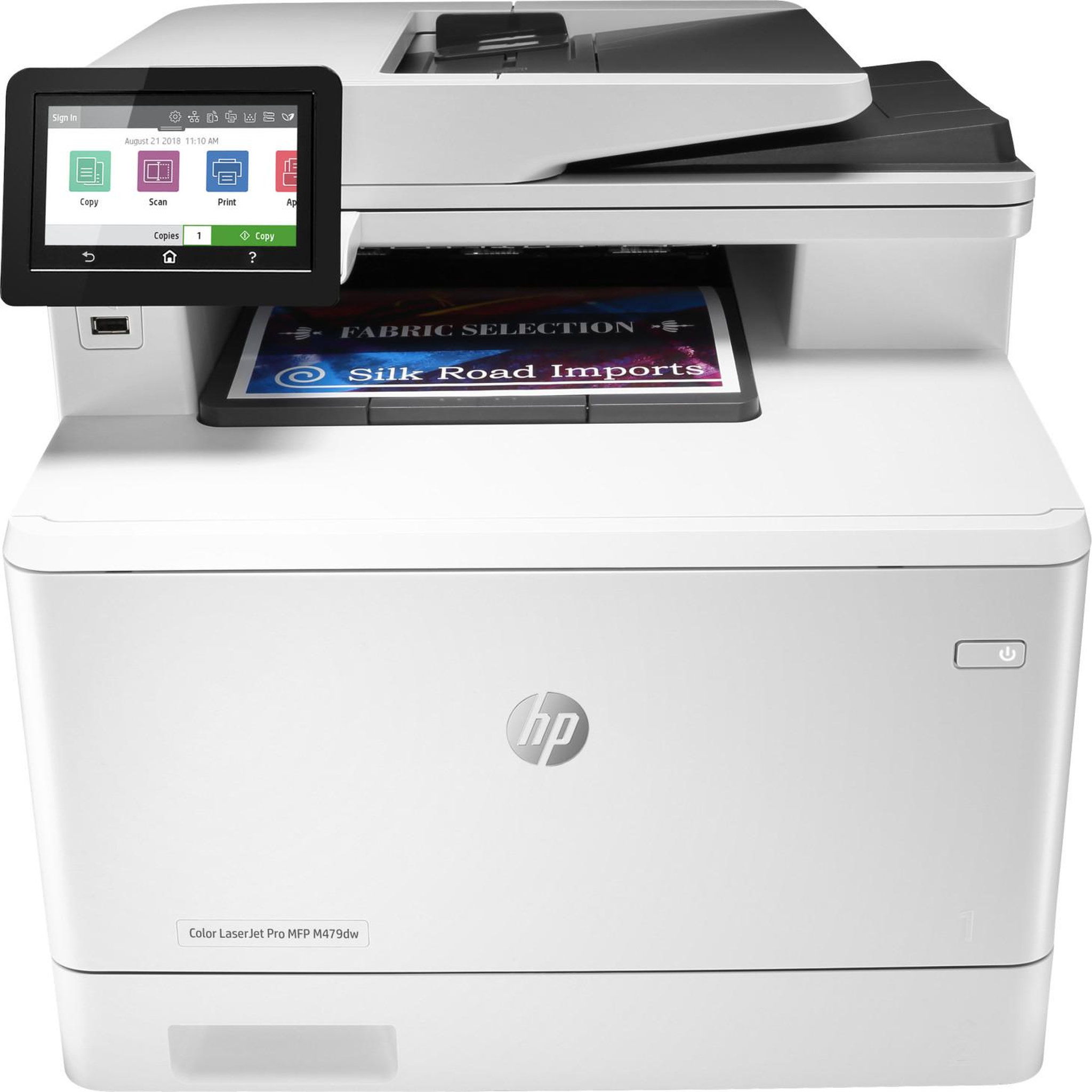 Voir la diapositive 2 : HP Imprimante multifonction hp color laserjet pro m479dw imprimante couleur pour l'impression, la copie, la numérisation, l'impression recto verso. Numériser vers l'e-mail. Pdf adf de 50 feuilles