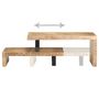 Voir la diapositive 4 : VIDAXL Ensemble de table basse 2 pcs Bois de manguier massif