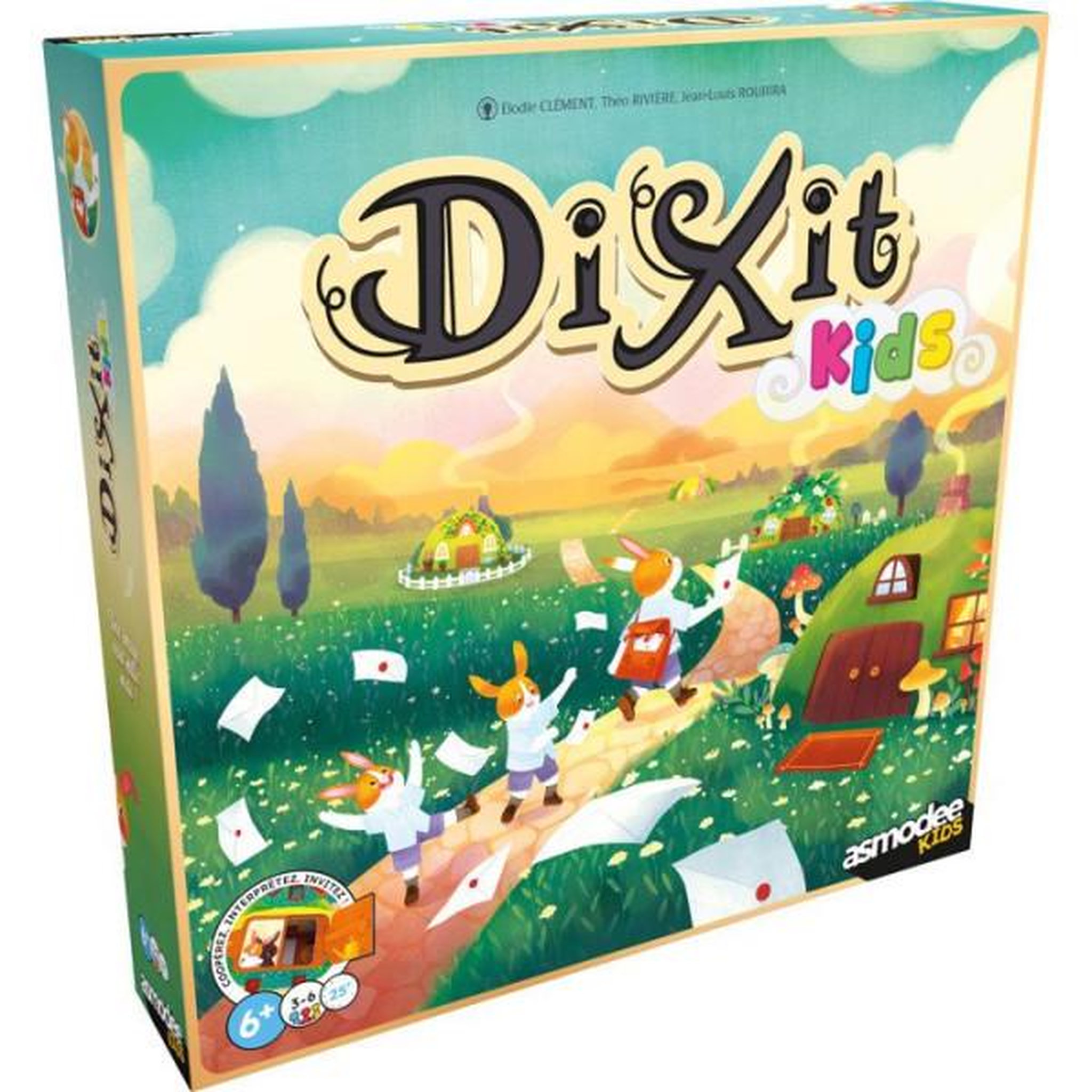 Asmodee LIBELLUD Dixit Kids - Jeu coopératif enfants - association d'images - 84 cartes illustrées - des 6 ans - jeu société familia