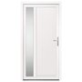 Voir la diapositive 3 : VIDAXL Porte d'entree Blanc 108x208 cm PVC