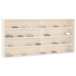 VIDAXL Vitrine de collection en bois avec portes 80x8,5x37 cm