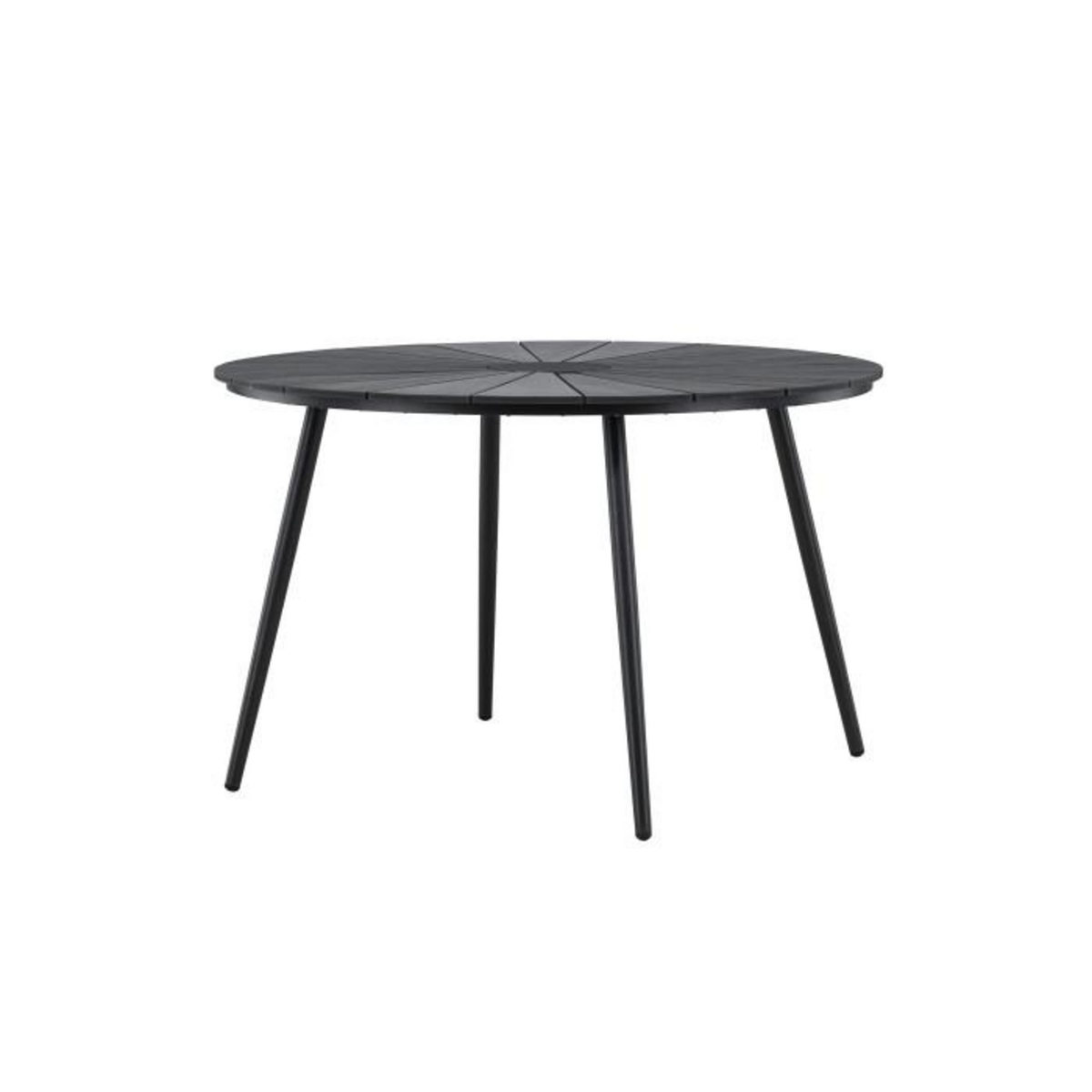 Paris Prix Table de Jardin Design  San Vito  120cm Noir