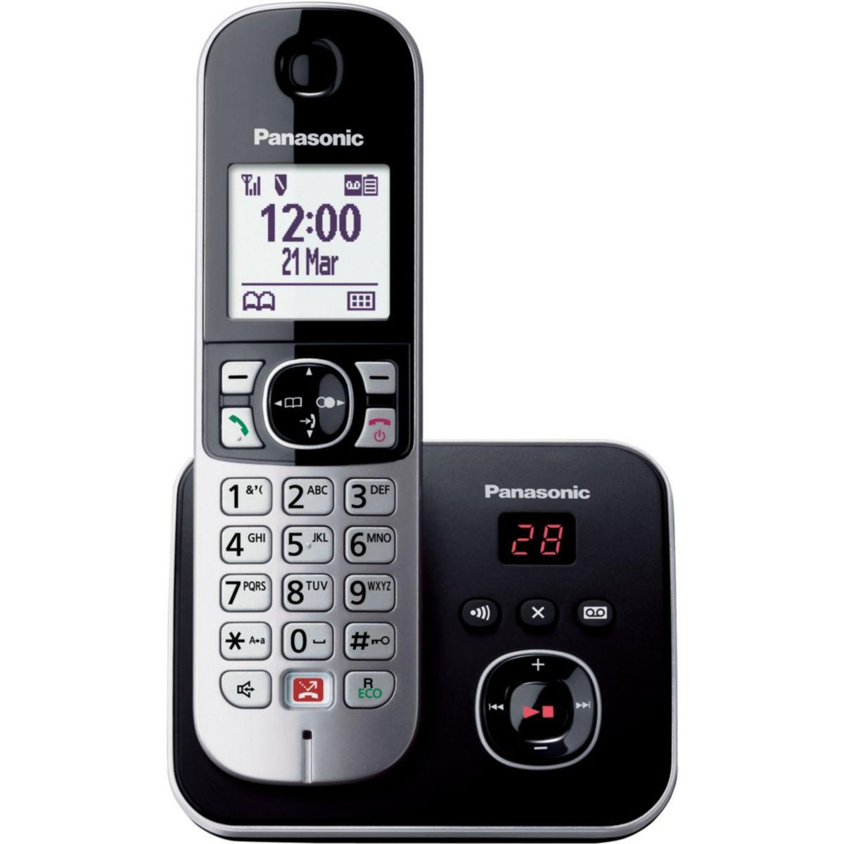 PANASONIC Téléphone sans fil KX-TG6861FRB