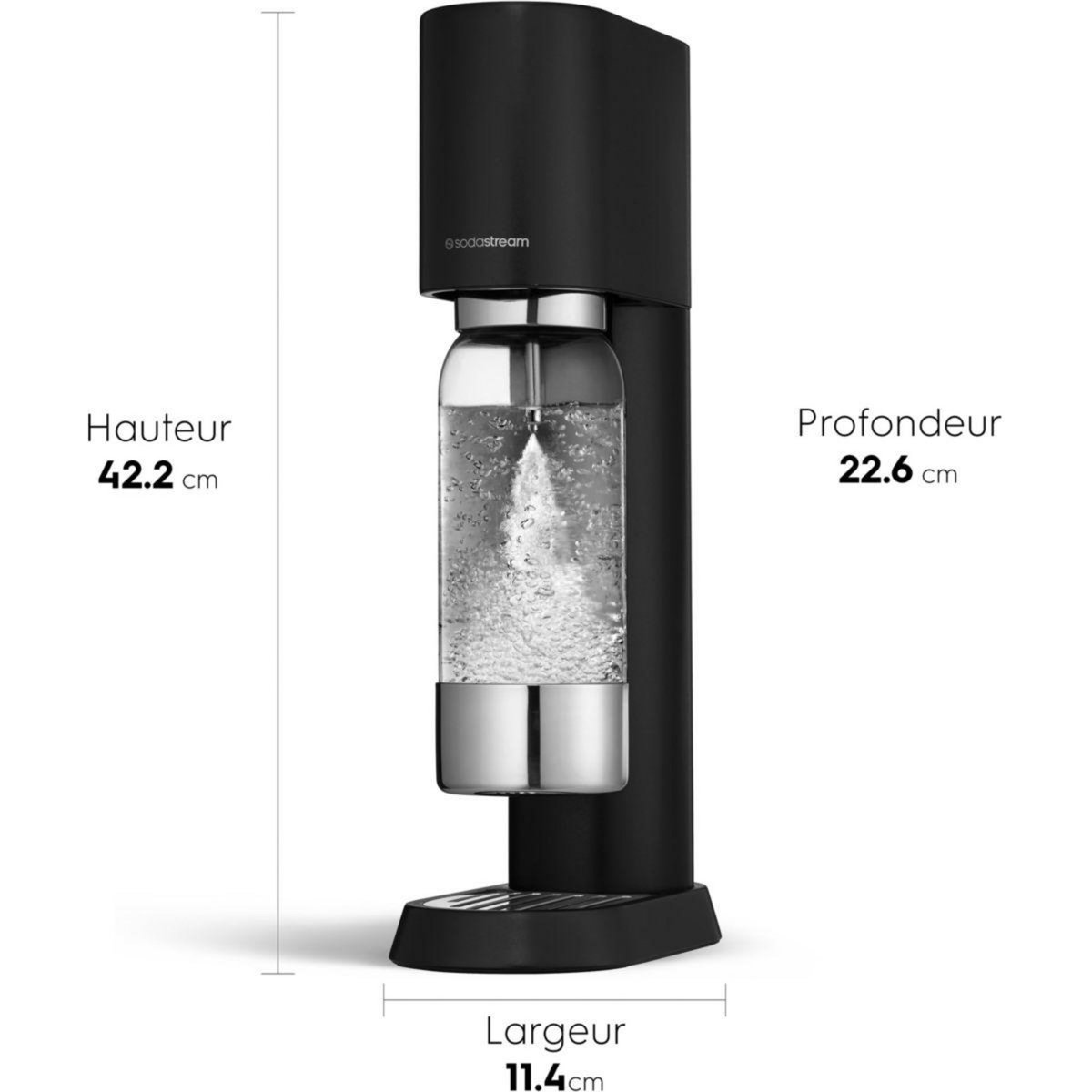 SODASTREAM Machine à soda ENSO noire
